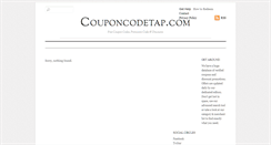 Desktop Screenshot of couponcodetap.com